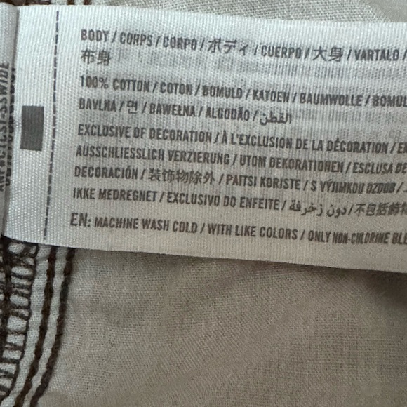 Abercrombie & Fitch men’s ripstop cargo pants brown Waist 32 Inseam 30 Read - Picture 7 of 8